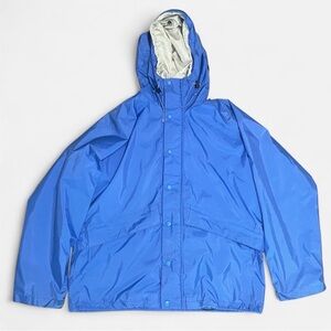 L.L. Bean Gore-Tex Blue Outdoor Rain Coat Jacket